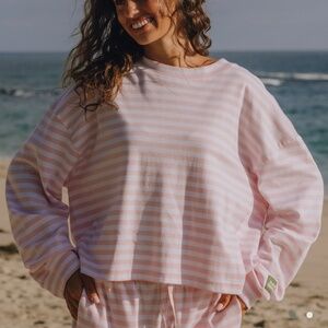 DAILY DRILLS CUPID STRIPED COTTON LONG SLEEVE